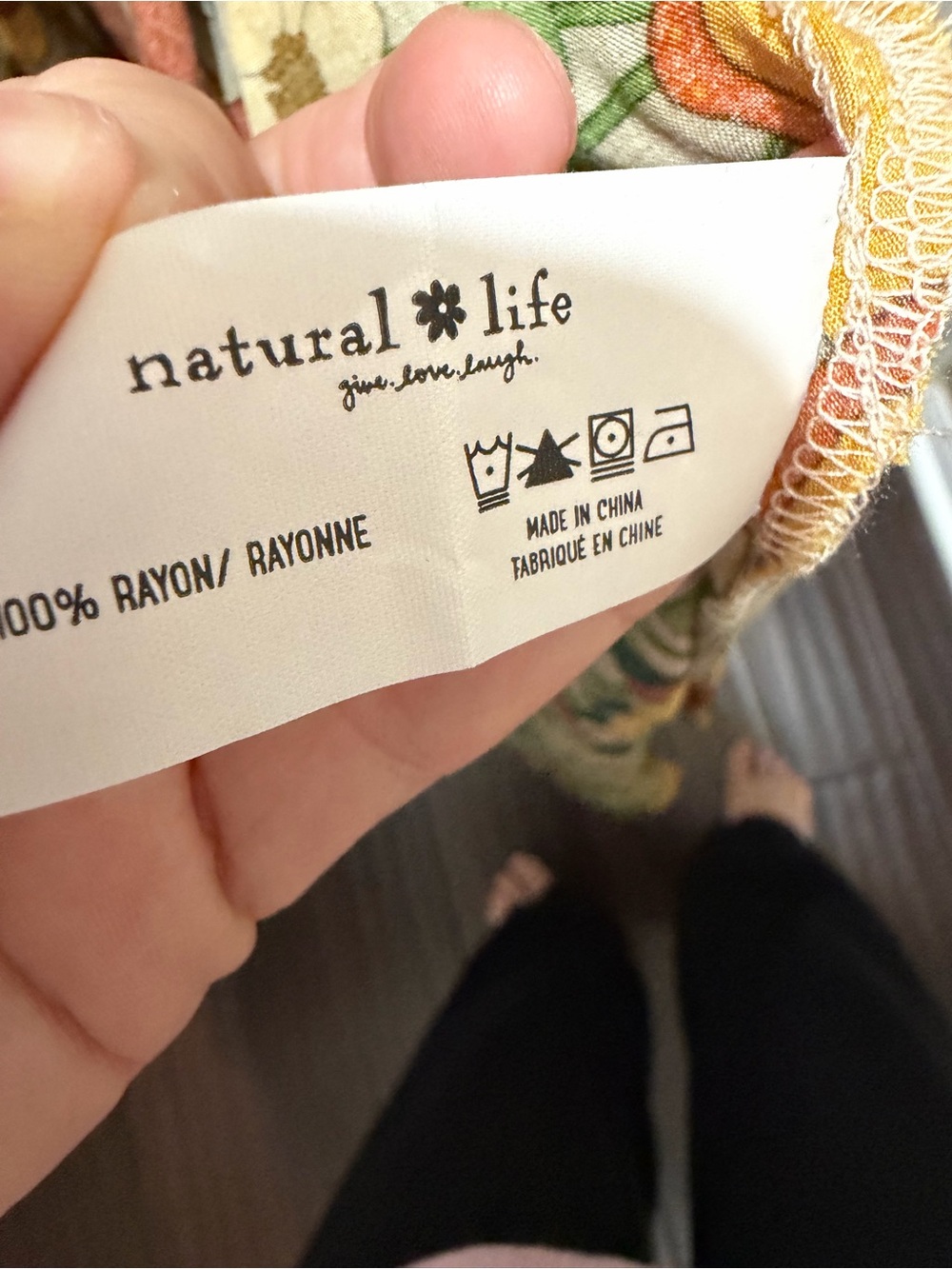 Natural Life Sophia Wrap Maxi Dress in gold vintage floral print large NWT - Picture 8 of 8